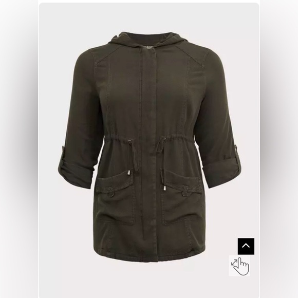 Torrid Twill Essential Hooded Anorak - Picture 6 of 10